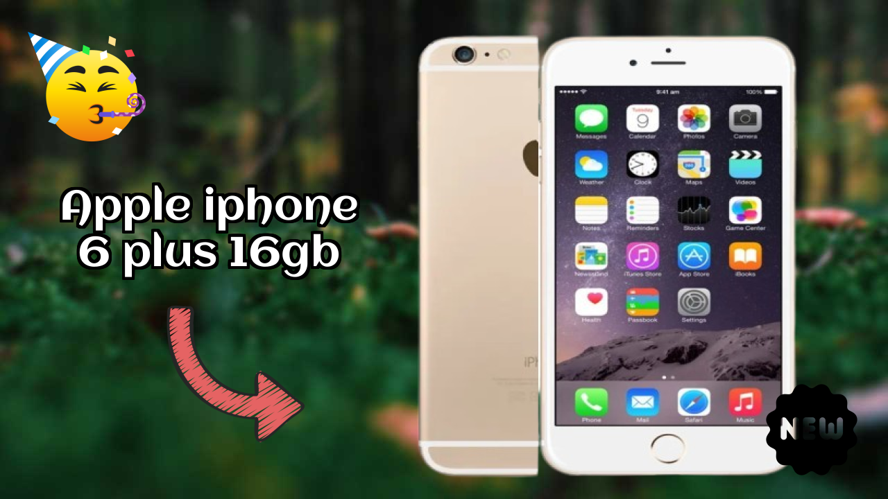 Apple IPhone 6 Plus 16GB Display Size: 5.5 Inches (13.97 Cm) Screen Quality