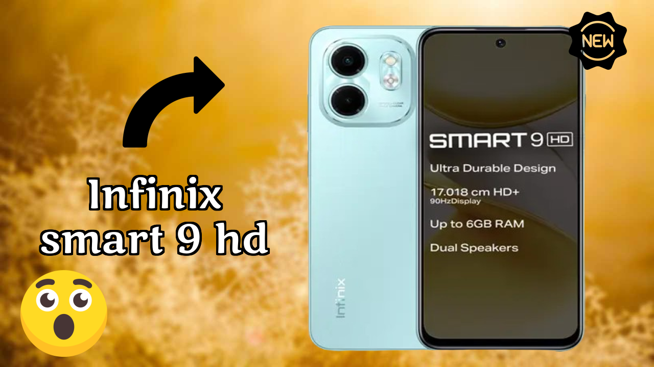 Infinix Smart 9 HD Camera Quality: 8 MP Front Camera Selfie
