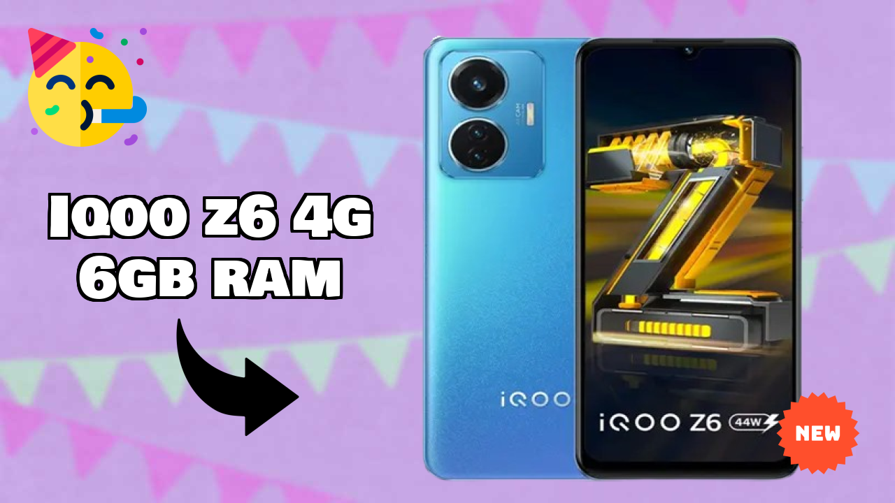 2026 IQOO Z6 4G 6GB RAM: Best And High quolity Smart Phone 