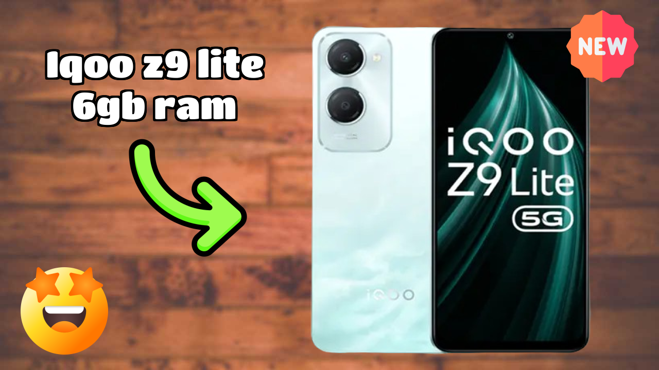 NewIQOO Z9 Lite 6GB RAM 2026: Latest Mobile Phone with High Quolity Disa