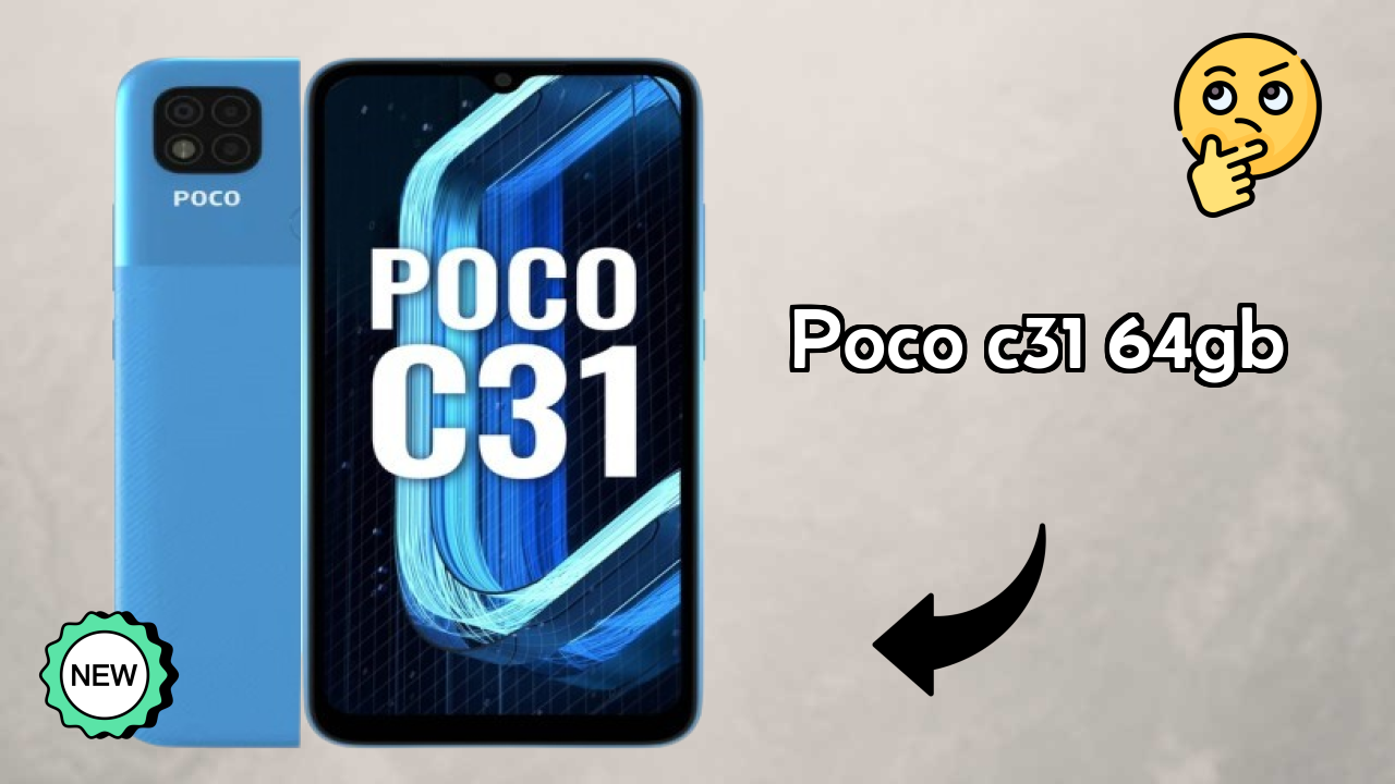 Poco Fans: POCO C31 64GB Now Available at Just ₹6,980