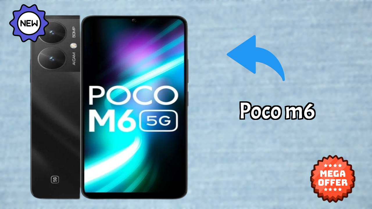 POCO M6 Display Analysis: 6.74 Inches (17.12 Cm) Screen
