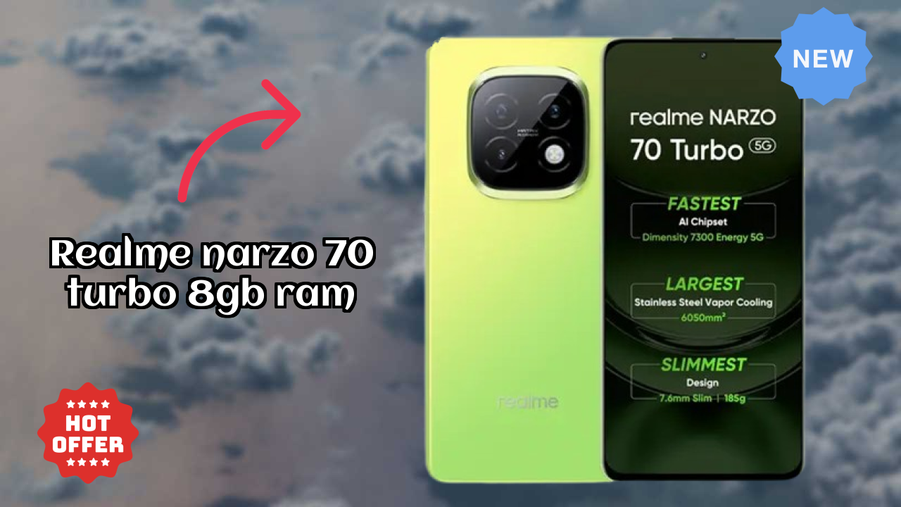 Realme Narzo 70 Turbo 8GB RAM Usage: 8 GB RAM Handles Heavy Tasks?