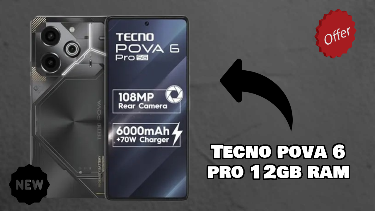 Tecno Pova 6 Pro 12GB RAM Processor Test: MediaTek Dimensity 6080 Performance Review